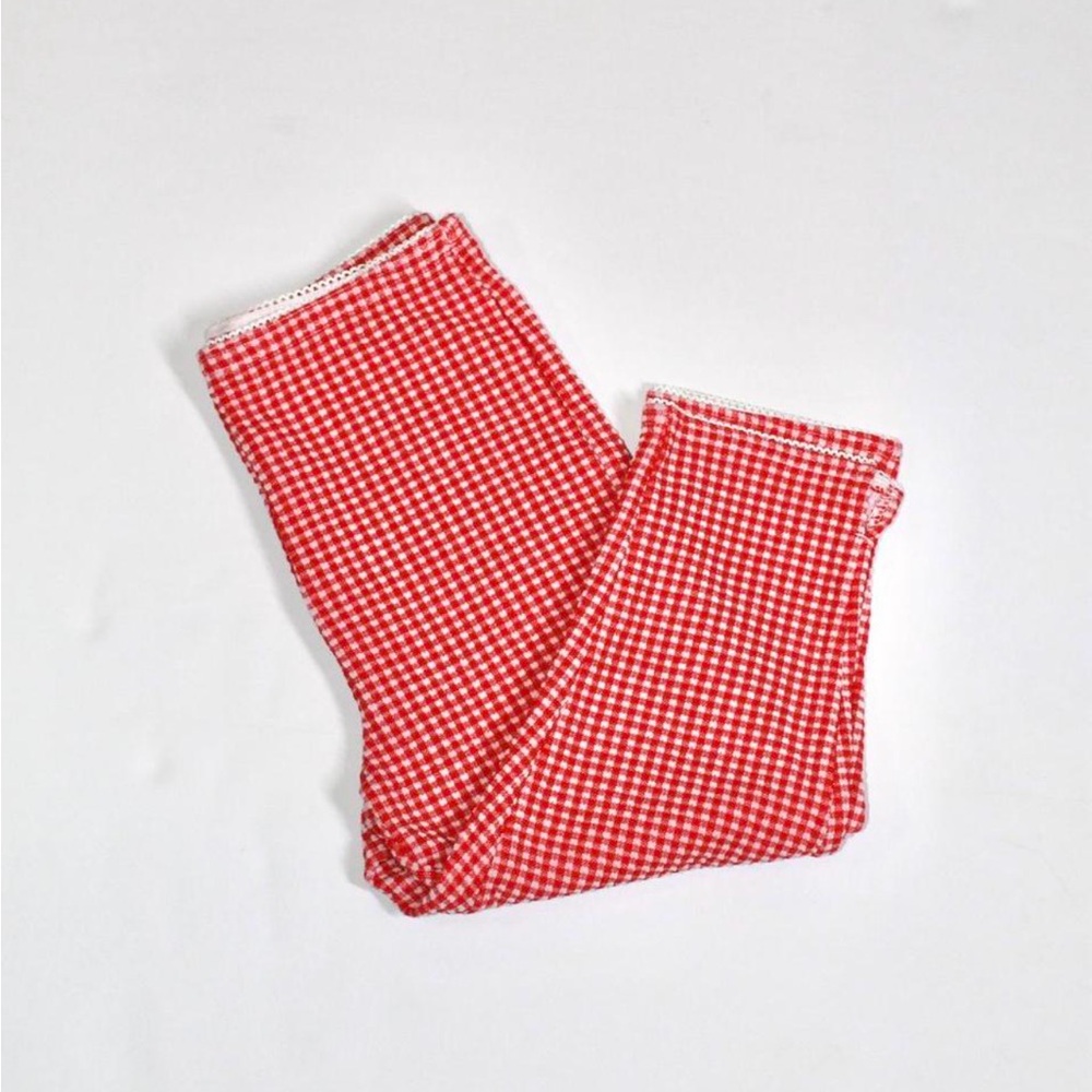 Old Navy Red Gingham Kids Leggings